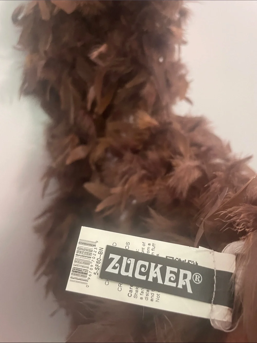 Heavyweight Feather Boa - Brown